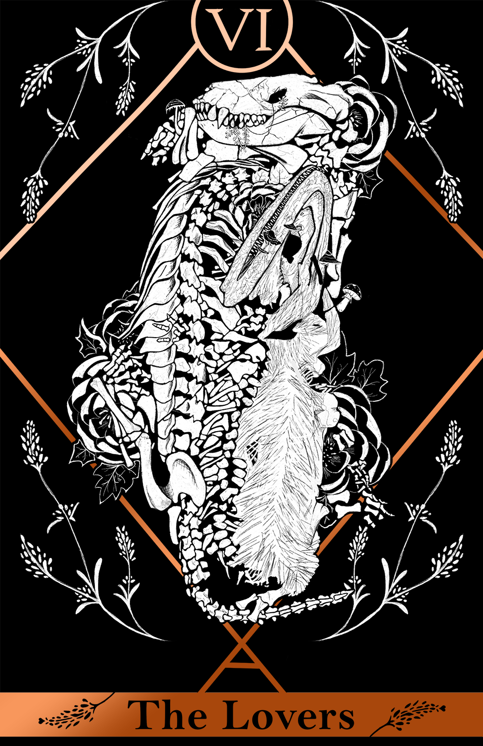 "The Lovers" Foil Print