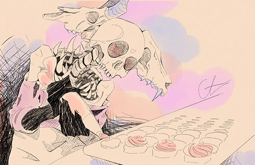Cupcake Skeleton