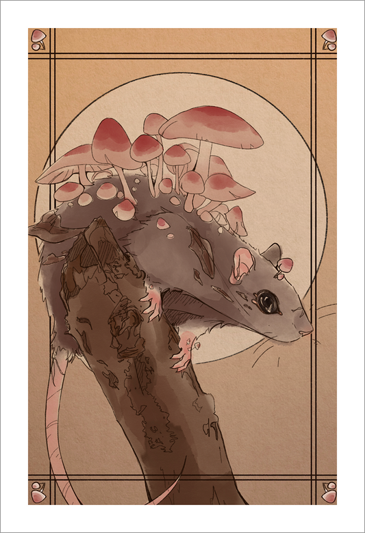 "Mush-Rat" - Fine Art Print